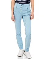 Spodnie damskie - Cecil Damskie spodnie bawełniane luźne, Faded Blue, 26W / 28L - miniaturka - grafika 1