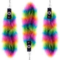 Akcesoria motoryzacyjne - PUSZYSTY OGON KITA BRELOK ZAWIESZKA DO TORBY SHOPPERKI KLUCZY TĘCZOWY - miniaturka - grafika 1