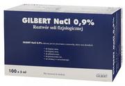 Apteczki i materiały opatrunkowe - LABORATOIRES GILBERT Natrium Chloratum 0,9% Sól fizjologiczna 100 ampułek po 5ml Gilbert 9048076 - miniaturka - grafika 1