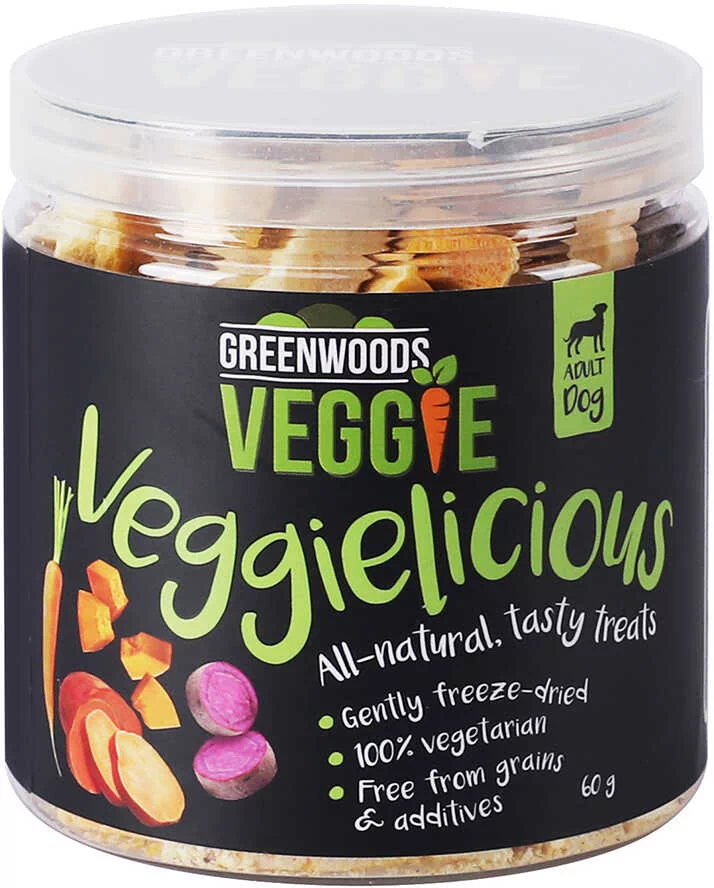 Greenwoods Veggie, bataty z dynią i marchwią 5 x 60 g