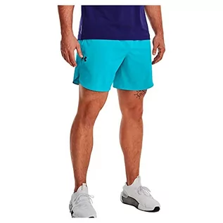 Spodenki damskie - Under Armour Męskie szorty Ua Peak Woven Shorts, Blue Surf, 1376782-493, LG - grafika 1