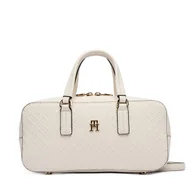 Torebki damskie - Torebka Tommy Hilfiger Th Daily Crossover Mono AW0AW18415 Biały - miniaturka - grafika 1