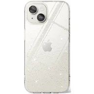 Etui i futerały do telefonów - Etui APPLE IPHONE 15 Ringke Air Glitter transparentne - miniaturka - grafika 1