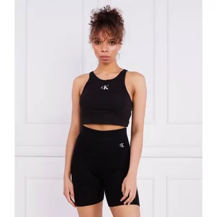 Koszulki i topy damskie - Calvin Klein Swimwear Top | Cropped Fit - grafika 1