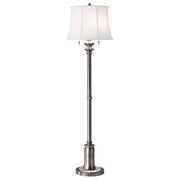 Lampy stojące - Elstead Lighting Stateroom 2Lt Floor Lamp Bali Brass FE/STATERM FL BB Elstead Lampa podłogowa stylowa abażurowa FE/STATERM FL BB) - miniaturka - grafika 1