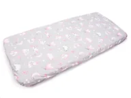 Prześcieradła dla dzieci - PRZEŚCIERADŁO Z GUMKĄ DO DOSTAWKI BAWEŁNIANE 90X50 cm Kerstin - miniaturka - grafika 1