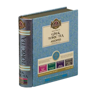 Zestaw herbat GIN & TONIC TEA BLUE EDITION saszetki w puszce - 32 szt. - Herbata - miniaturka - grafika 1
