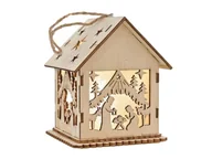 Zabawki zręcznościowe - Lampka z motywem świątecznym drewniana - miniaturka - grafika 1