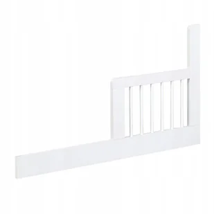 KLUPŚ Barierka do łóżeczka 120x60 biała LittleSky - Łóżeczka i kojce - miniaturka - grafika 1