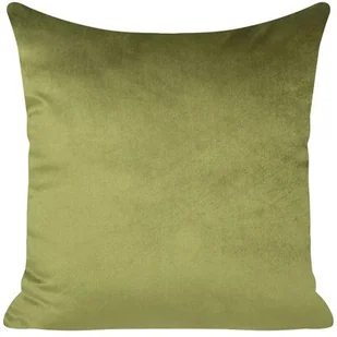 Euro Firany Poszewka Velvetowa Pierre 40 x 40 Ciemnooliwkowy 1219667 - Poszewki na poduszki - miniaturka - grafika 1