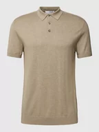 Koszulki męskie - Koszulka polo z krótką listwą guzikową model ‘BERG’ - miniaturka - grafika 1