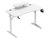 Biurka gamingowe - Huzaro Leader 5.1 White - miniaturka - grafika 1