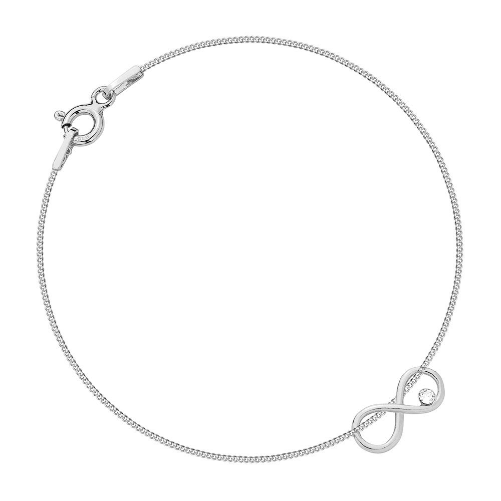 MYNESS Bransoletka z nieskończonością, rozmiar 18 cm