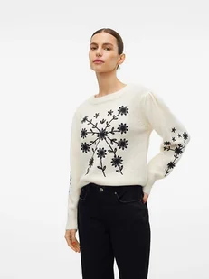 Vero Moda Sweter "Gaia" w kolorze kremowym - Swetry damskie - miniaturka - grafika 1
