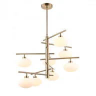 Lampy sufitowe - Italux Fiorenzo MDM3661-8 BRO+W MDM3661-8 BRO+W - miniaturka - grafika 1