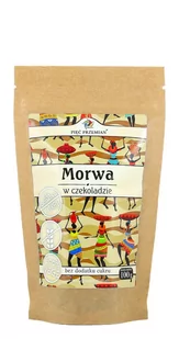 Pięć Przemian Morwa w Czekoladzie bez dodatku cukru 100g - - Bakalie - miniaturka - grafika 1