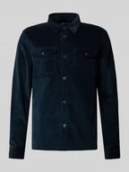 Koszule męskie - Koszula sztruksowa o kroju regular fit z mieszanki bawełny - miniaturka - grafika 1