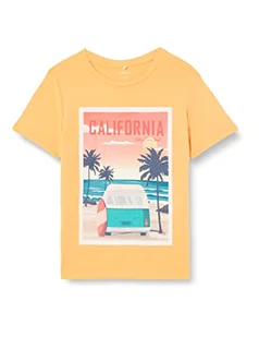 Bestseller A/S Chłopcy NKMHAMMO SS TOP T-shirt, Mock Orange, 116, Mock Orange, 116 - Koszulki i topy damskie - miniaturka - grafika 1