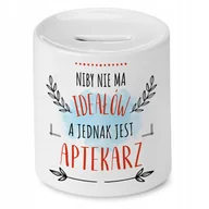 Skarbonki - Skarbonka Dla Aptekarza na Urodziny na Prezent z Nadrukiem ze Zdjęciem + Opakowanie na prezent (wzór 03) - miniaturka - grafika 1