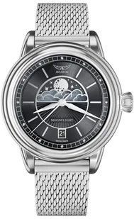 Zegarek Zegarek Aviator V.1.33.0.252.5 DOUGLAS MOONFLIGHT - - Zegarki damskie - miniaturka - grafika 1