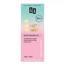 Oceanic AA My Beauty Power Niacynamid 2% rozświetlający koncentrat-żel pod oczy 15 ml - Kosmetyki pod oczy - miniaturka - grafika 1