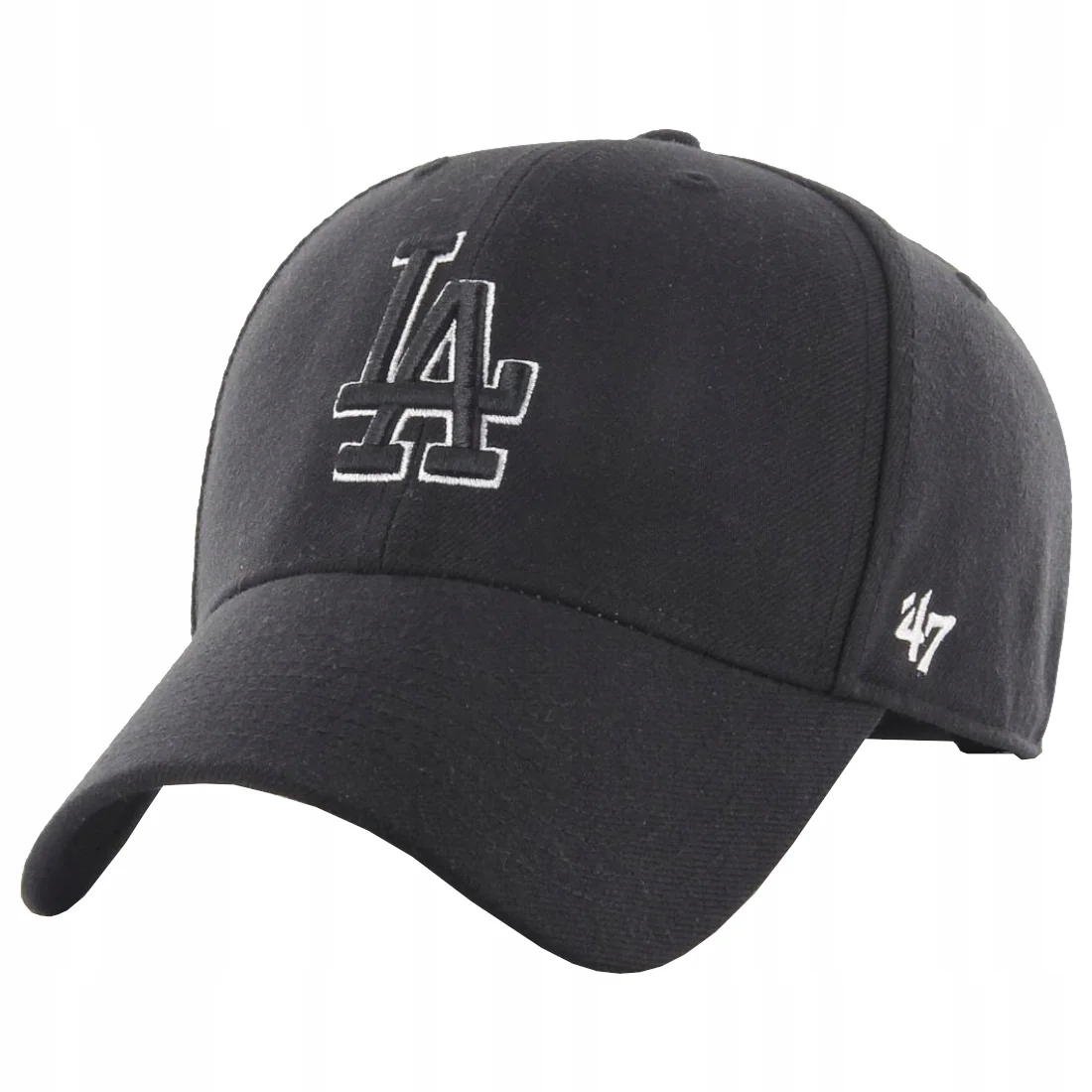 Czapka z daszkiem 47 Brand MLB Los Angeles Dodgers MVP black OS