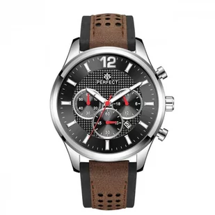 Zegarek Zegarek Męski Perfect Chronograf CH01L-05 + Box - Zegarki męskie - miniaturka - grafika 1