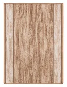 Dywany - Chodnik Nowoczesny Rama Drewno Beż - miniaturka - grafika 1