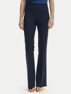 Spodnie damskie - Rinascimento Spodnie materiałowe CFC0127876003 Granatowy Slim Fit - miniaturka - grafika 1