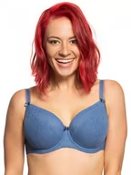 Biustonosze - Biustonosz GAIA Semi-Soft Sandy 594 półusztywniany niebieski  80D - miniaturka - grafika 1