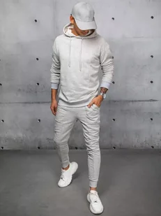 Dres męski szary Dstreet AX0675-L - Dresy męskie - miniaturka - grafika 1