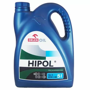 ORLEN Hipol GL5 85W140 5L - olej przekładniowy do skrzyni biegów manualnej i mostu - Oleje przekładniowe - miniaturka - grafika 1