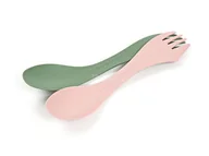 Kuchnia turystyczne i akcesoria - Light My Fire Spork Medium BIO 2-pak, sandygreen/dustypink 2020 Sztućce turystyczne 2412511313 - miniaturka - grafika 1