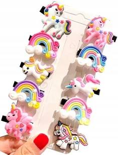 spinka Zestaw Spinek Kucyk Pony Jednorożec Tęcza - Ozdoby do włosów - miniaturka - grafika 1