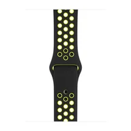 Akcesoria do smartwatchy - Apple Pasek sportowy Nike w kolorze czarnym/jaskrawozielonym do koperty 38mm / 40mm / 41mm / 42mm - rozmiar S/M/L - miniaturka - grafika 1