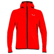 Bluzy męskie - Bluza męska Salewa Agner Hybrid PL/DST M FZ Hdy Flame Melange/0910 XXL - miniaturka - grafika 1