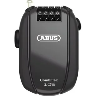 Zapięcie rowerowe ABUS Combiflex Rest 105 Linka Czarny - Zabezpieczenia do roweru - miniaturka - grafika 1