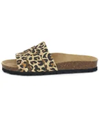 Klapki i japonki damskie - BABUNKERS Family Klapki w kolorze beżowo-brązowym - miniaturka - grafika 1