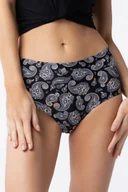Majtki damskie - Wysokie figi Julimex Panty Maxi paisley - miniaturka - grafika 1