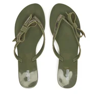 Klapki i japonki damskie - Japonki Melissa Melissa Harmonic M Lover Ad 35797 Zielony - miniaturka - grafika 1