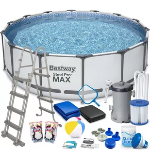 Basen ogrodowy, stelażowy, Bestway 56438, zestaw 18w1, 457 x 122 cm - Baseny ogrodowe - miniaturka - grafika 1