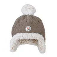Czapki dla dzieci - Lodger Dwuwarstwowa zimowa czapeczka z polaru Fleece Buffalo 6-12 mies. - miniaturka - grafika 1