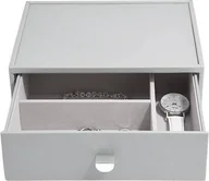 Pudełka i szkatułki - Szkatułka na biżuterię Stackers classic kamienna szarość z szufladą - miniaturka - grafika 1