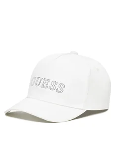 Guess Czapka z daszkiem J5RZ40 WO08O Biały - Czapki dla dzieci - miniaturka - grafika 1