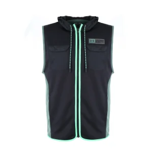 Kamizelka męska Under Armour AF STORM HOODED VEST - Kurtki i kamizelki sportowe męskie - miniaturka - grafika 1