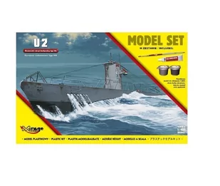 Mirage Hobby Okręt Podwodny U2 - Modele do sklejania - miniaturka - grafika 1