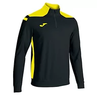 Bluzy męskie - Joma Męska bluza z kapturem Championship Vi Czarny Żółty XL 101952109 - miniaturka - grafika 1