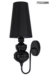 Lampy ścienne - MOOSEE lampa ścienna QUEEN 20 czarna - grafika 1
