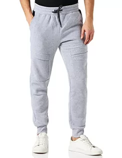 Spodnie męskie - Southpole Spodnie męskie Utility Flap Fleece Jogger, H.Grey, L - grafika 1