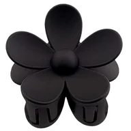 Ozdoby do włosów - Klamra do Włosów Czarna Duży Kwiatek Spinka do Koka Lekka i Wytrzymała - miniaturka - grafika 1